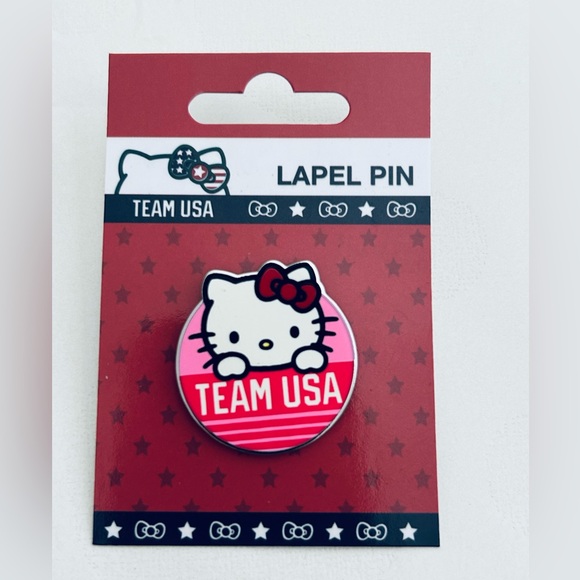 NIP Hello Kitty Team USA Lapel Pin Olympics Tokyo JAPAN 2020 Sanrio - Picture 1 of 5